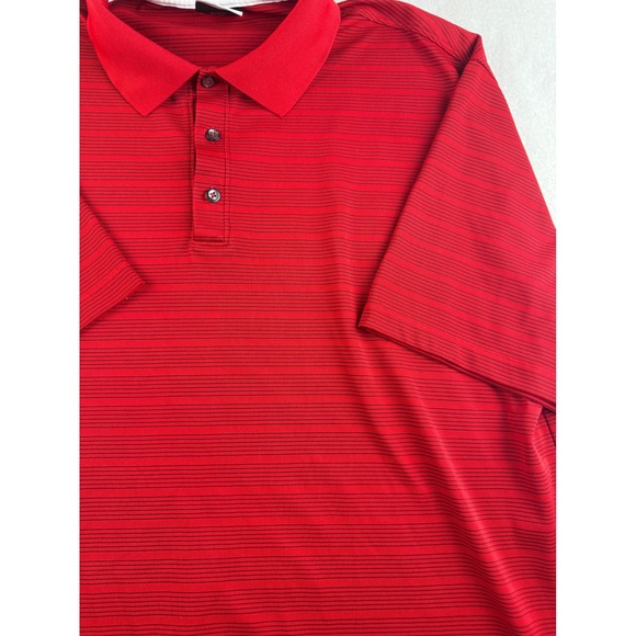 Nike Golf Dri-FIT Polo Short Sleeve Shirt Striped Athletic Training XL - Picture 2 of 9